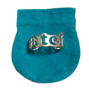 Rustic Cuff Grateful Silver Cuff Bracelet